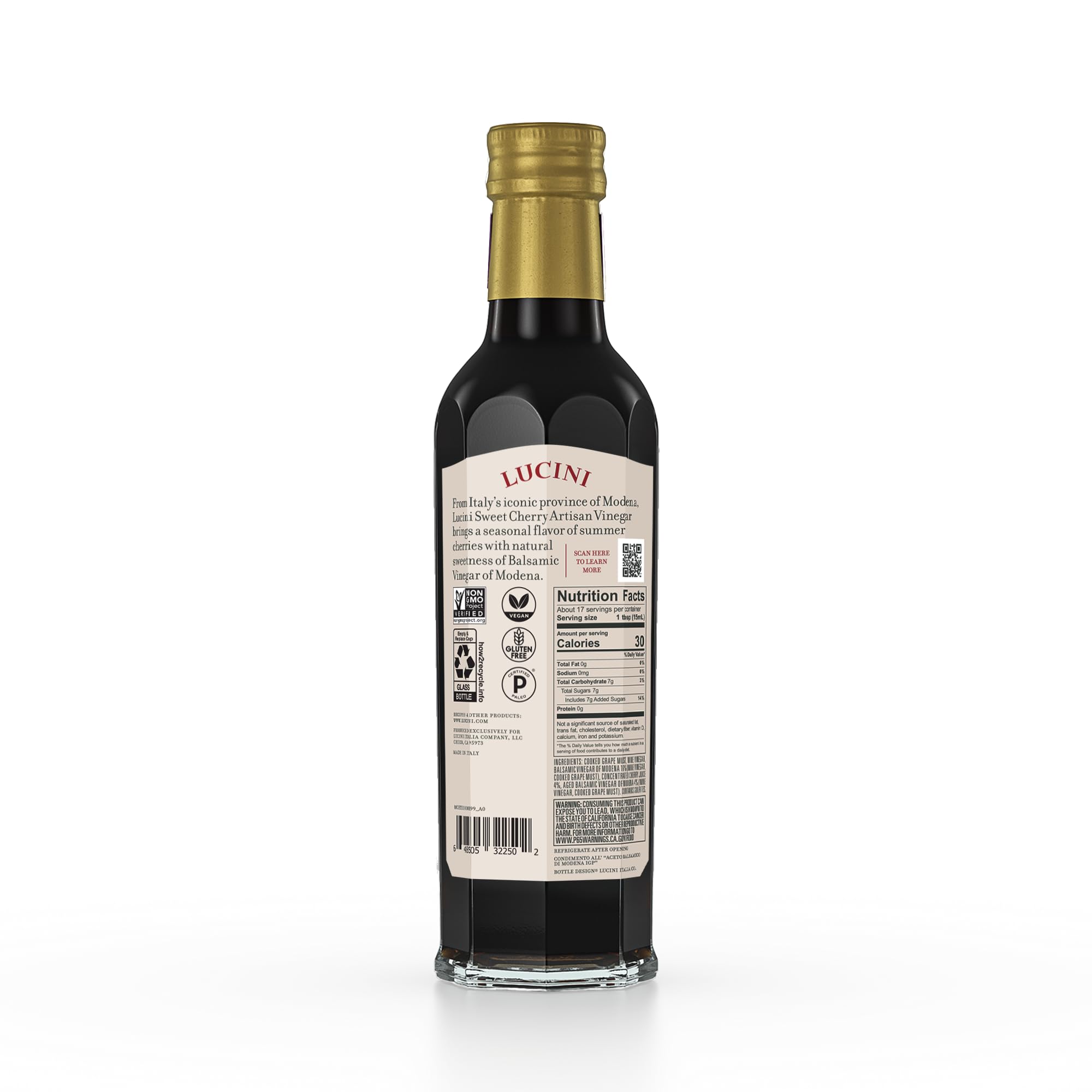 Amazon.com : Lucini Italia Sweet Cherry Balsamico Artisan Vinegar